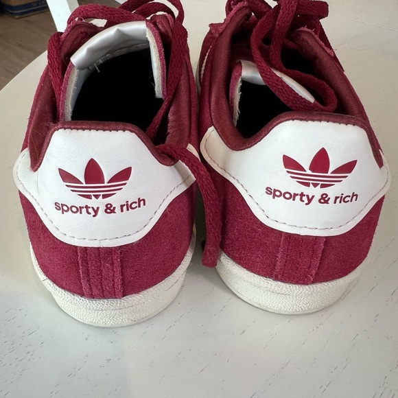 Campus 80s "Sporty & Rich - Merlot Cream" sneakers - Picture 4 of 6